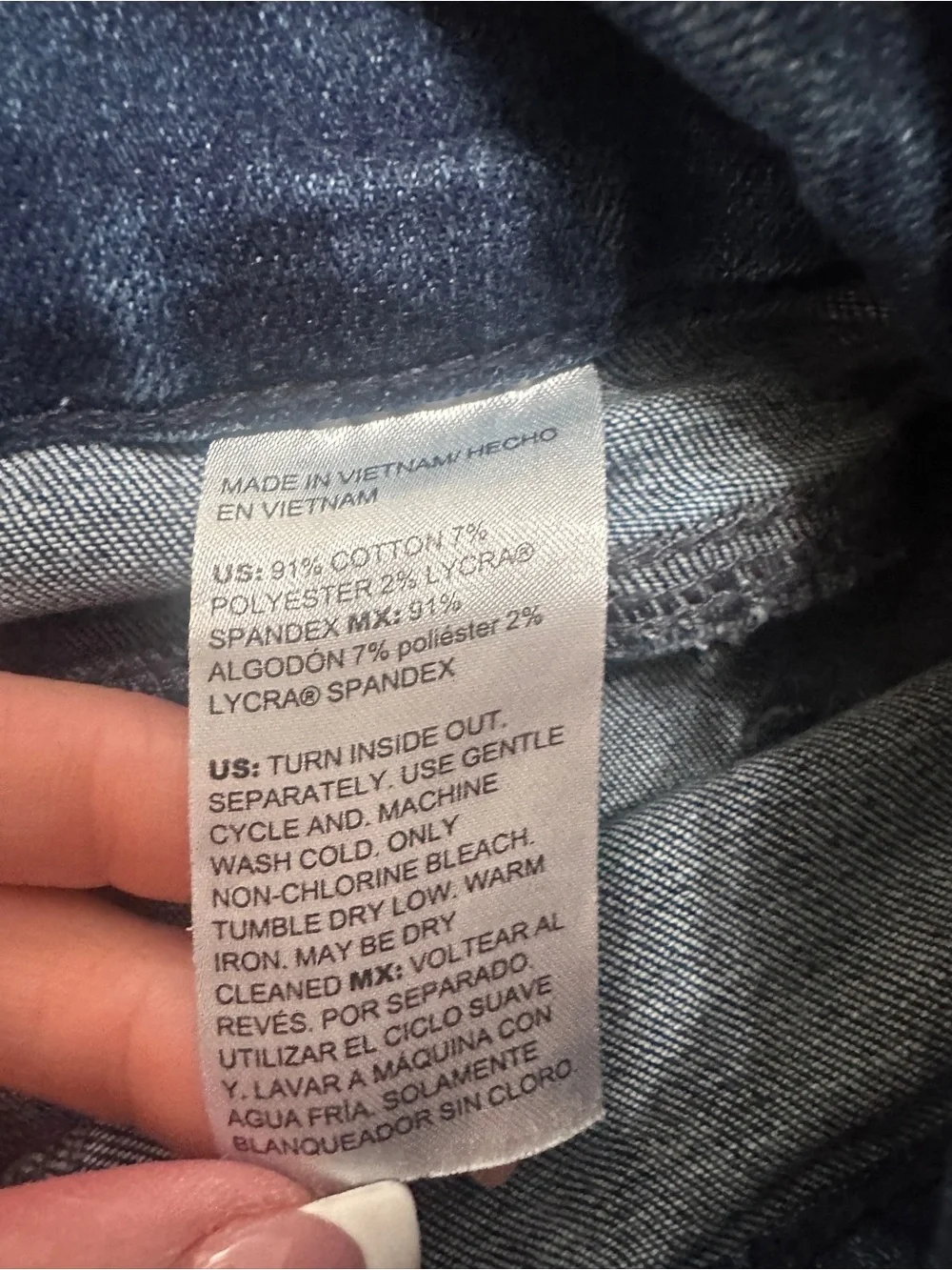 Chico's Indigo Denim Bermuda Shorts